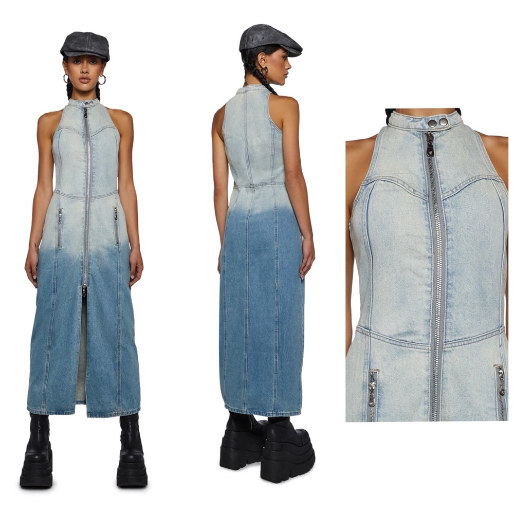 Denim Maxi Dress